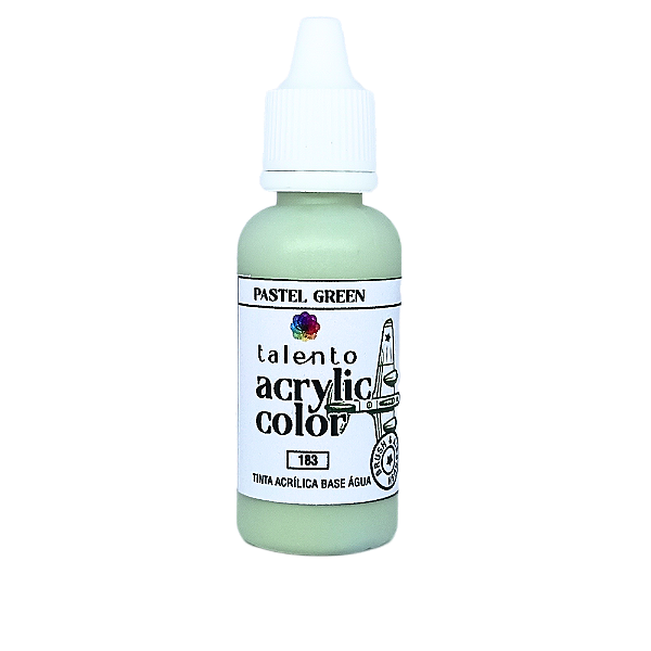 ACRYLIC COLOR 183 PASTEL GREEN 20ML UND