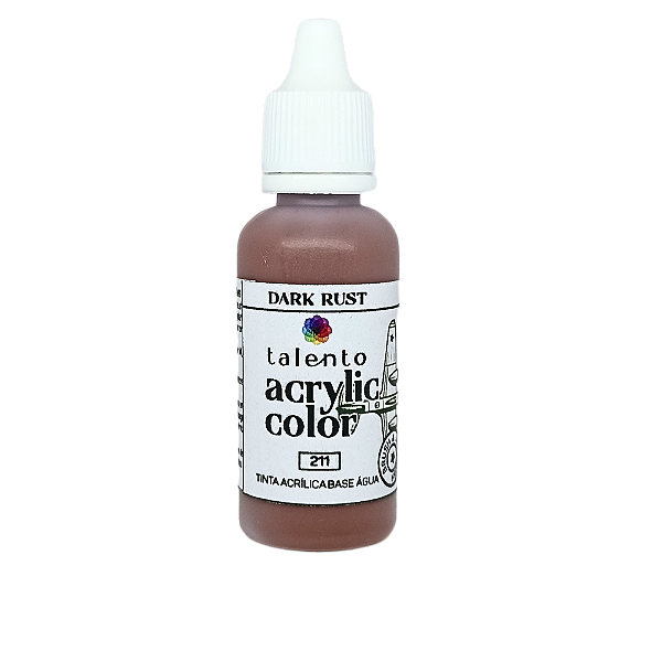 ACRYLIC COLOR 211 DARK RUST 20ML UND