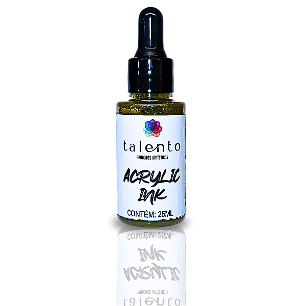 ACRYLIC INK TALENTO 25ML KAKHI GREEN UND