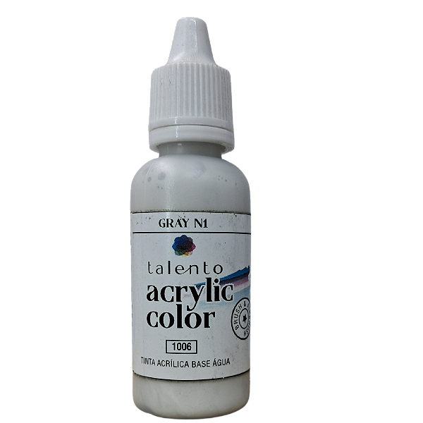 ACRYLIC COLOR 1006 GRAY N1 20ML UND