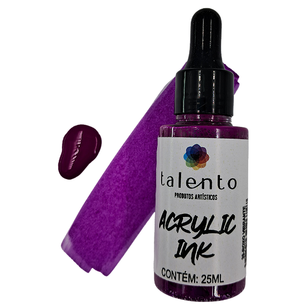 Acrylic Ink 25ml 39 Roxo Vibrante - und