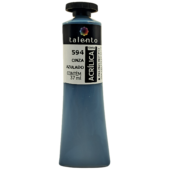 Tinta Acrílica para Tela 37ml 594 Cinza Azulado - und