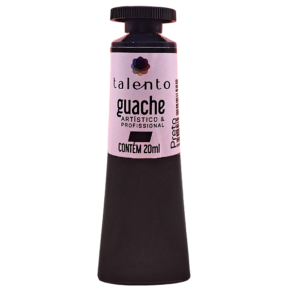 Guache Artístico 20ml Preto - und