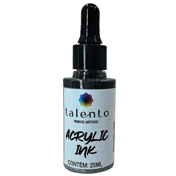 Acrylic Ink 25ml M10 Dark Gray-und