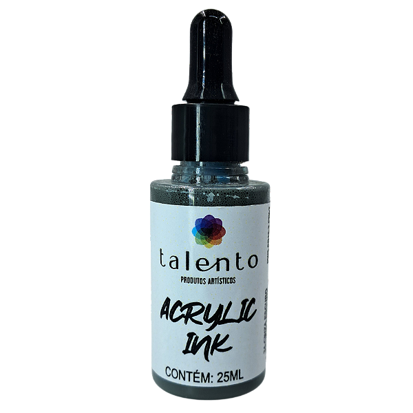 Acrylic Ink 25ml 34 Cinza Escuro - und
