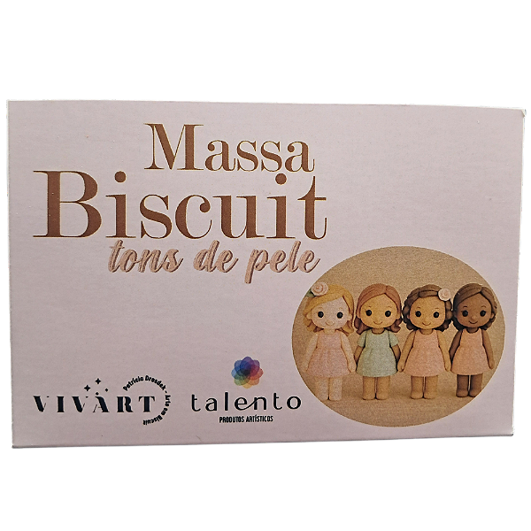 KIT MASSA BISCUIT-TONS DE PELE-PATRICIA VIVART
