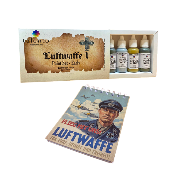Kit Luftwaffe 1 + Bloco 11X15cm - und