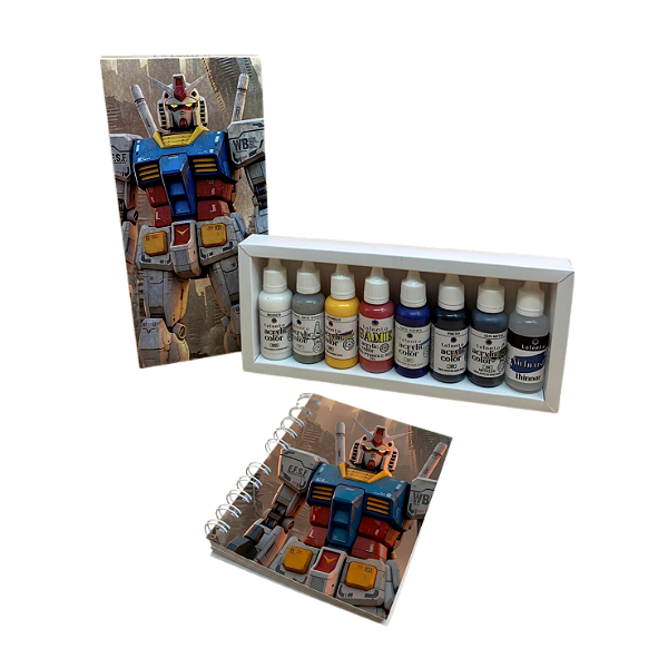 Kit 01 Mecha - 8 ITENS - UND + Caderno 11X15cm - und
