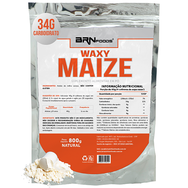 Waxy Maize 800g - BRN Foods