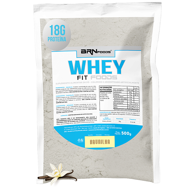 Whey Protein Fit Foods 500g - BRN Foods