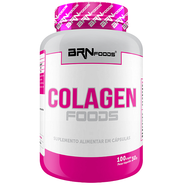 Pink Colágeno Foods 100 Cápsulas - BRN Foods