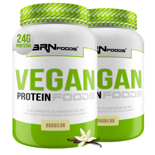 Kit 2 Unidades Vegan Protein 900g BRN Foods
