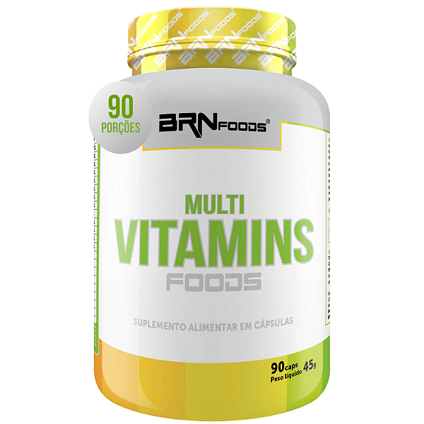 Multivitamins Multivitamínico 90 Cápsulas - BRN Foods