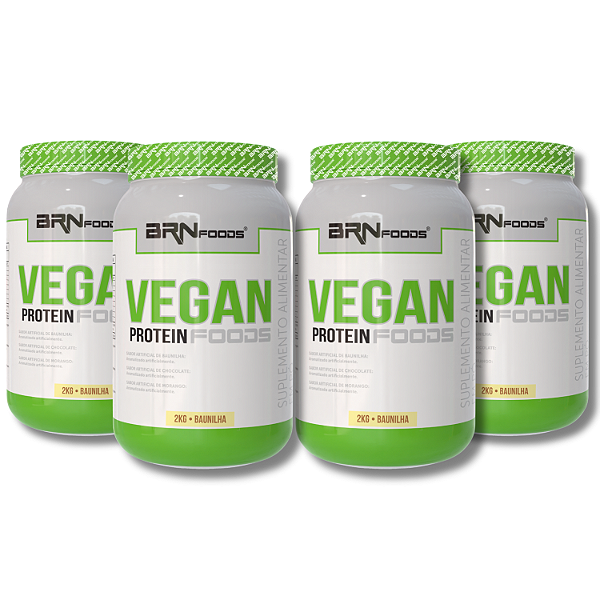 Kit 4x Vegan Protein 2kg - BRN Foods