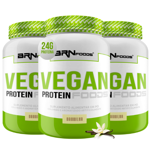 Kit 3x Vegan Protein 500g - BRN Foods