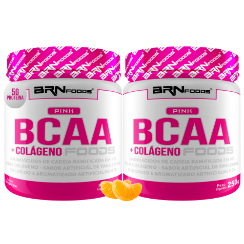 Kit 2x Pink BCAA com Colágeno 250g - BRN Foods