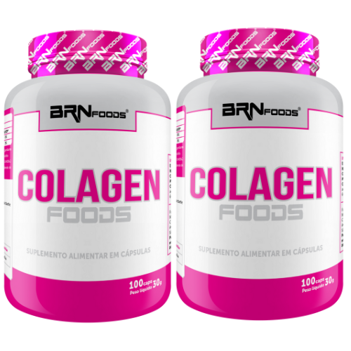 Kit 2 Unidades Pink Colágeno 100 Cáps BRN Foods