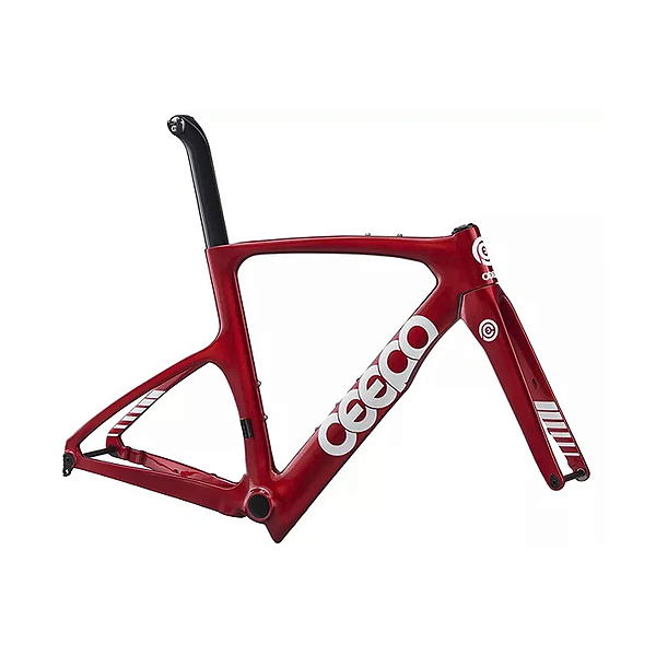 Quadro Ceepo Katana Disc Triatlo Kamado Red/White