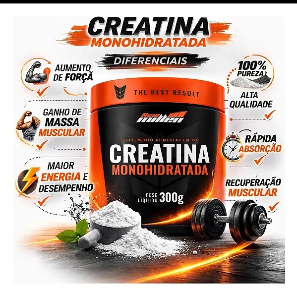 CREATINA MONOHIDRATADA 300G