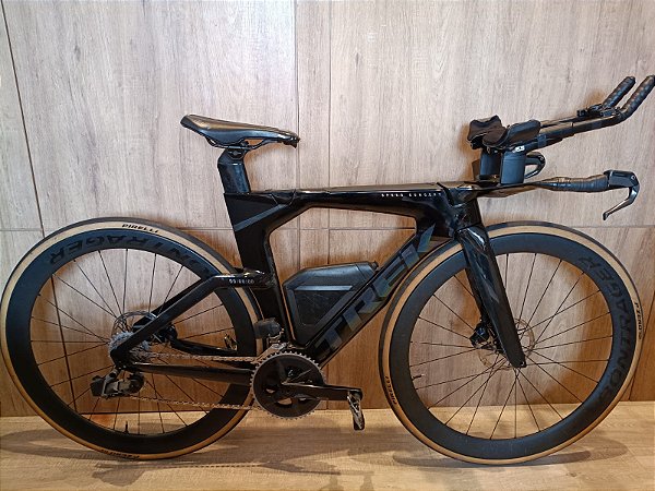 BICICLETA DE TRIATHLON TREK SPEED CONCEPT TAMANHO S PRETA