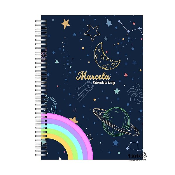 Caderneta de Saúde: Planetas e arco iris
