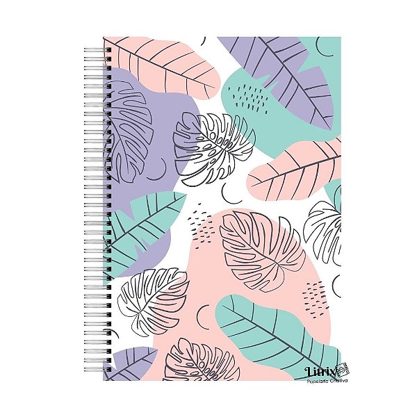 Caderno: Tropical Lilás