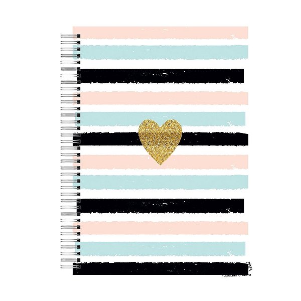 Caderno: Listras Coração