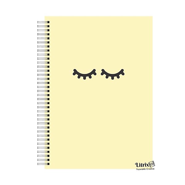 Caderno: Cílios Amarelo