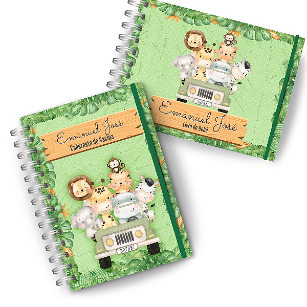 Kit Maternidade: ( Caderneta + Livro do Bebê)
