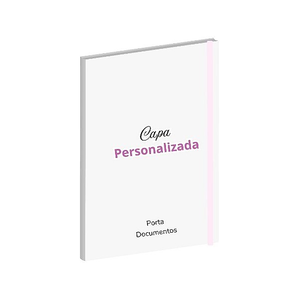 Porta Documentos (mesmo tema combinando com a Caderneta)