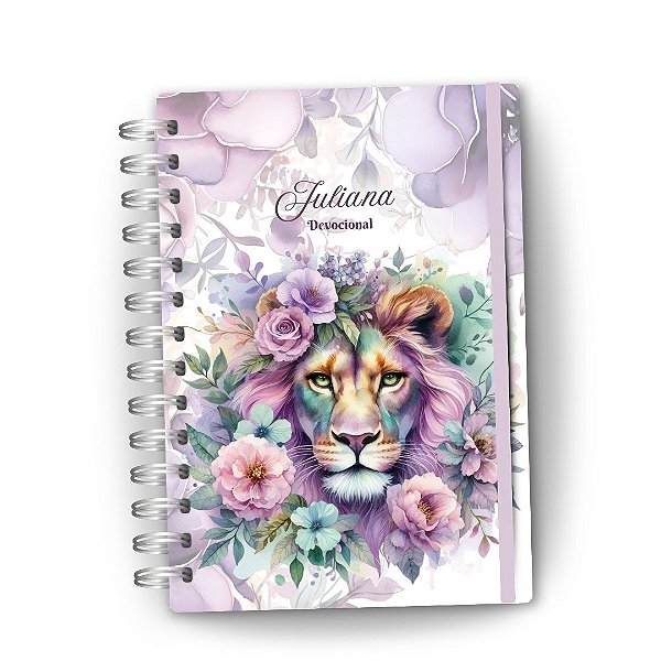 Agenda: Devocional Leão Flores - Lilás