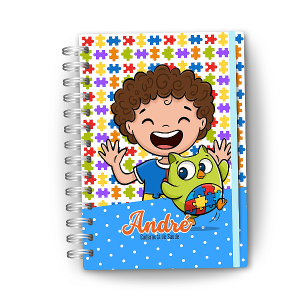 Caderneta de Saúde: Autismo Menino Corujinha