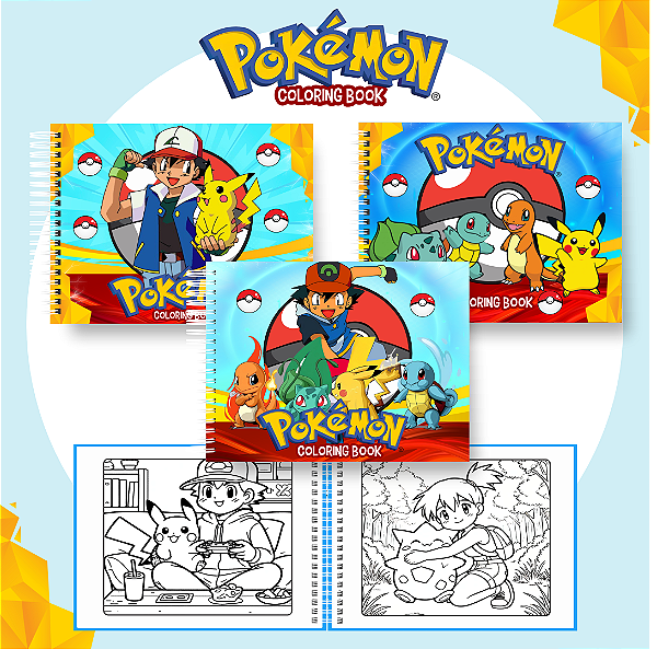 Livro de Colorir do Pokemon