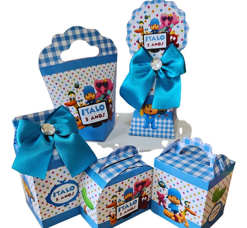 Kit 15 Festa Pocoyo : Personalizados | Caixinha | Brindes