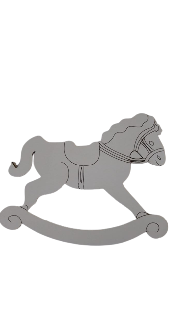 Aplique cavalinho de balanço