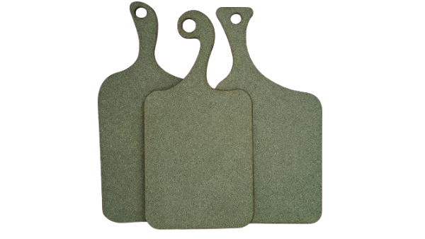 Combo 03 peças Gabarito Molde para Tábua de Corte em MDF PLUS 06mm