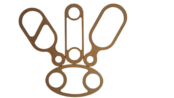 Combo 04 peças Gabarito Molde para Petisqueira MDF 03mm