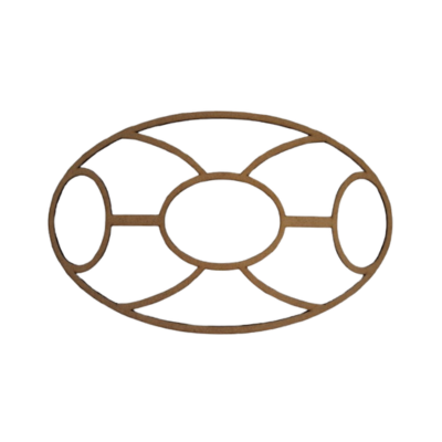 Gabarito Molde para Petisqueira em MDF modelo P26