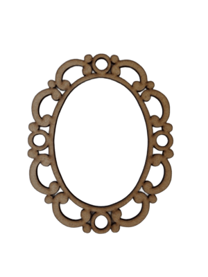 Moldura Arredondada Decorativa em MDF – Corte a Laser