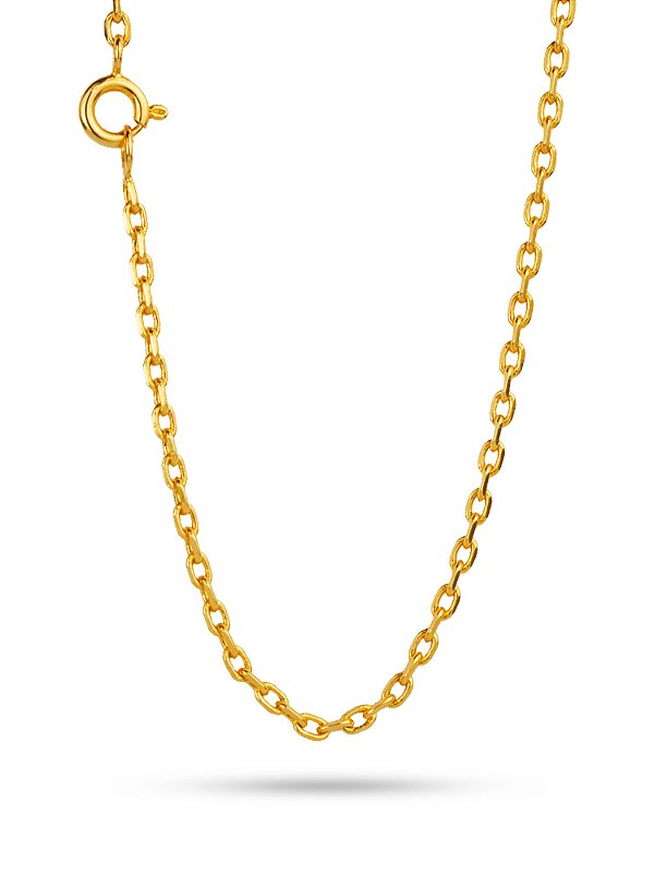 Colar feminino Cadeado 2 mm - fecho tradicional