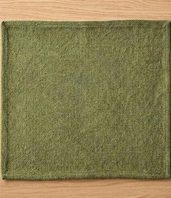 Jogo Americano de Linho Verde Kit com 8 Unidades