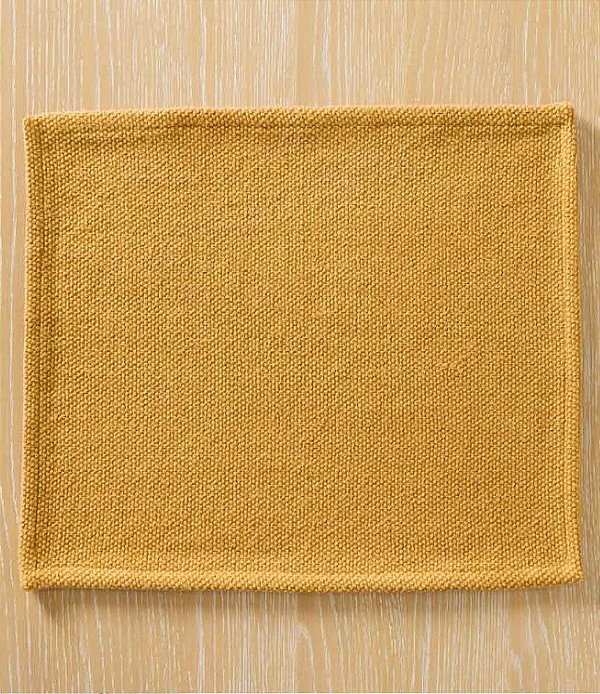 Jogo Americano de Linho Bege Kit com 8 Unidades