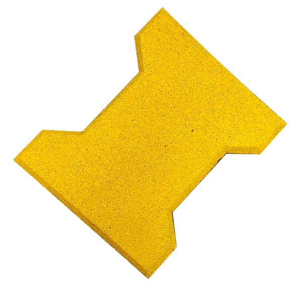 Piso Emborrachado Modelo Ossinho