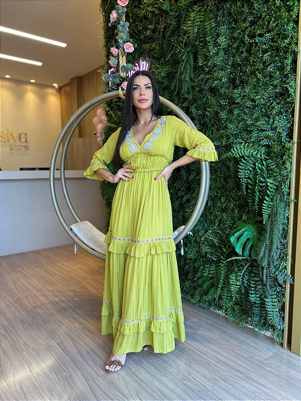 VESTIDO LONGO ANISHA