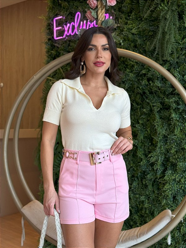 SHORTS IVY COM CINTO