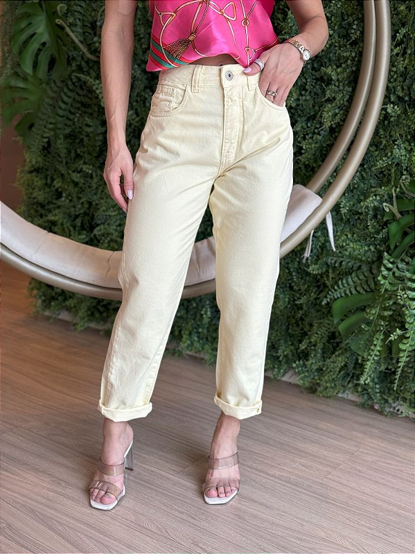 CALÇA JEANS MOM KAROL
