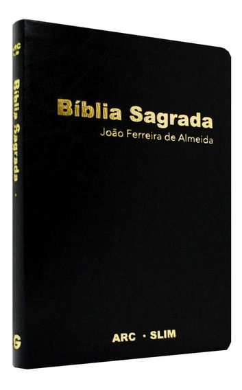 Bíblia Sagrada - ARC - SLIM - Preta