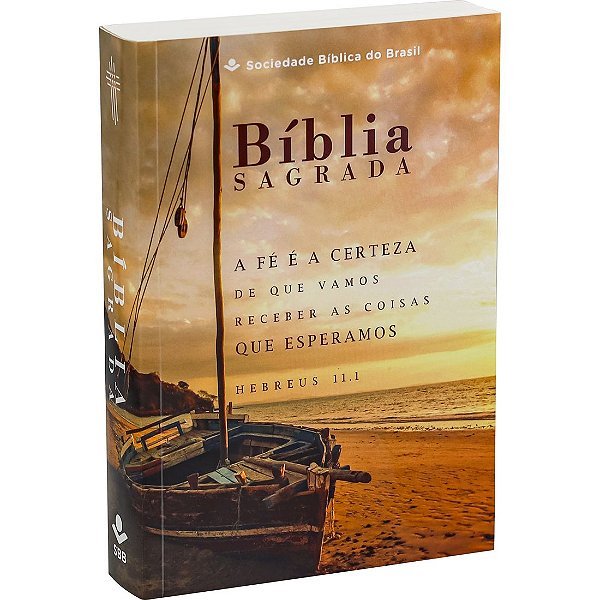 Bíblia Sagrada Letra Gigante - NTLH - Para Evangelização - Capa Brochura - Barco