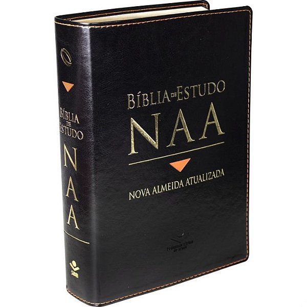 Bíblia de Estudo NAA - Nova Almeida Atualizada - Capa Luxo - Preta