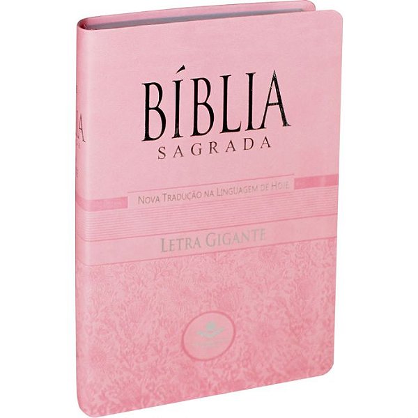 Bíblia Sagrada - Letra Gigante com Índice Lateral - NTLH - (Rosa Claro)